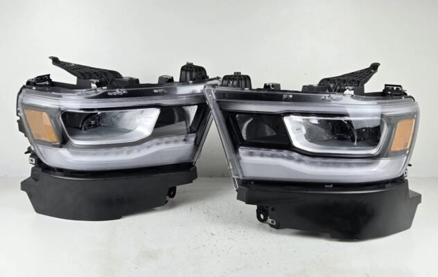 OEM RAM 1500 headlight pair