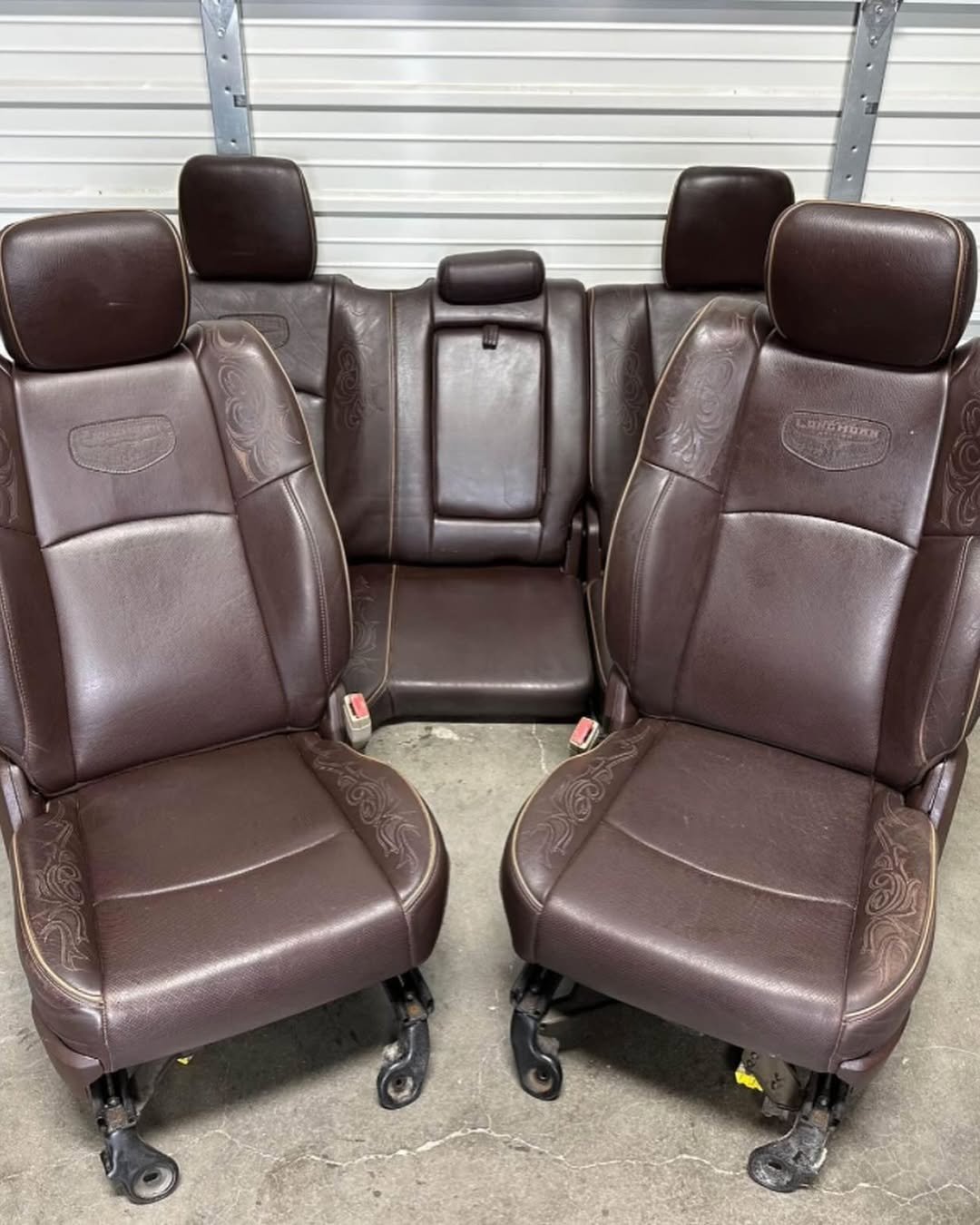 Ram Longhorn leather seats