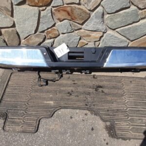 2021 2022 2023 F150 REAR CHROME BUMPER ASSEMBLY WITH PARK ASSIST W/O AUTO PARK