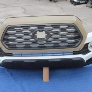 16-23 TOYOTA TACOMA FRONT BUMPER FOG LIGHT LOWER UPPER GRILL GENUINE OEM WHITE